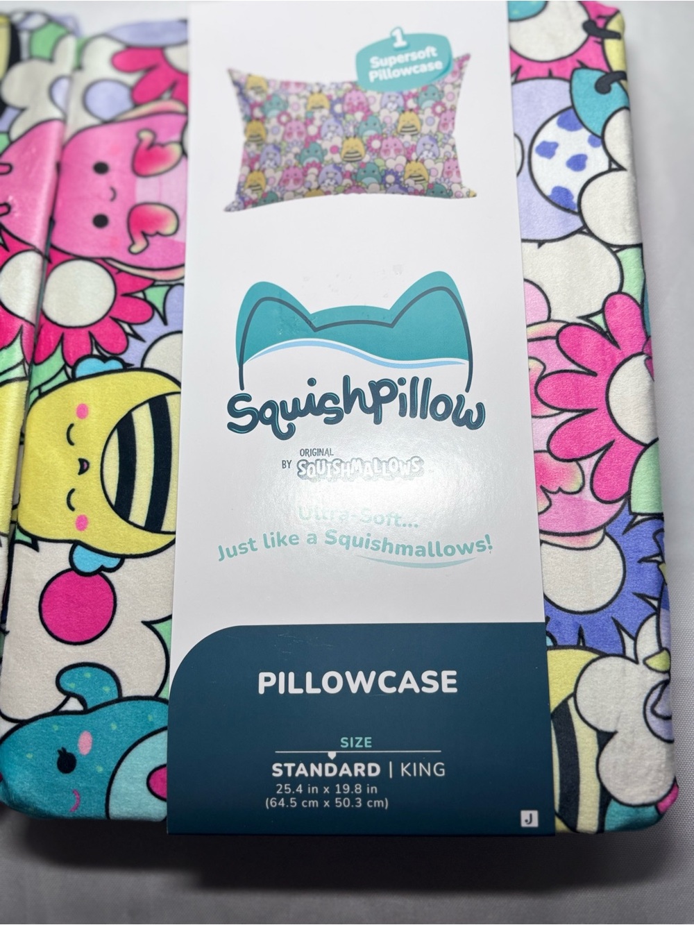 Two Squishmallows SquishPillow Standard Pillowcases - Picture 3 of 4